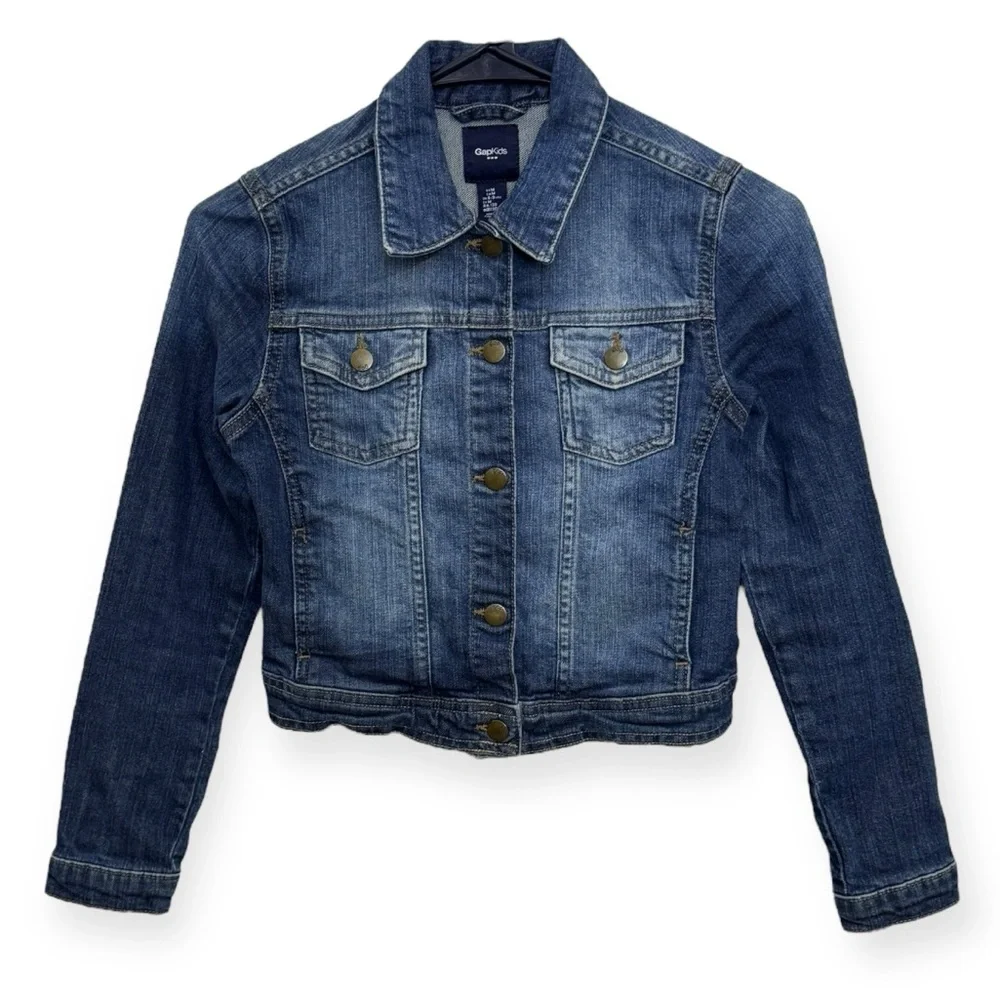 GAP Dark Blue Denim Jean Jacket Size M